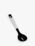 eKu Upcycled Plastic Slotted Spoon, Caviar
