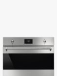 Smeg SF4301MCX Integrated Combination Microwave Oven, Stainless Steel