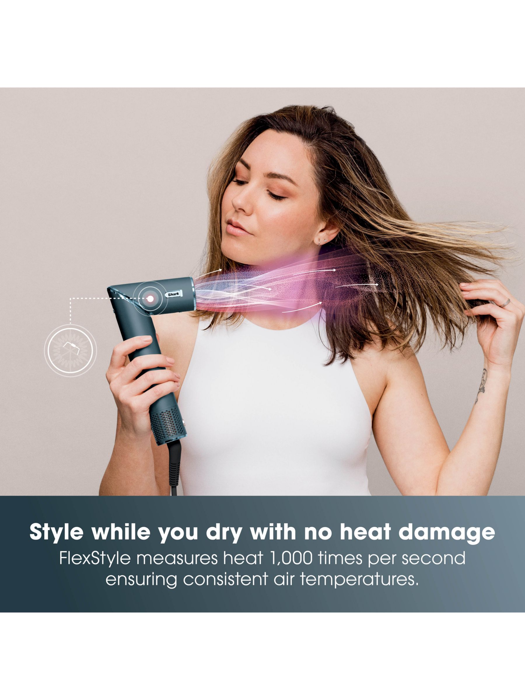 Shark FlexStyle HD450TLUK Hair Styler Limited Edition Gift Set, Teal