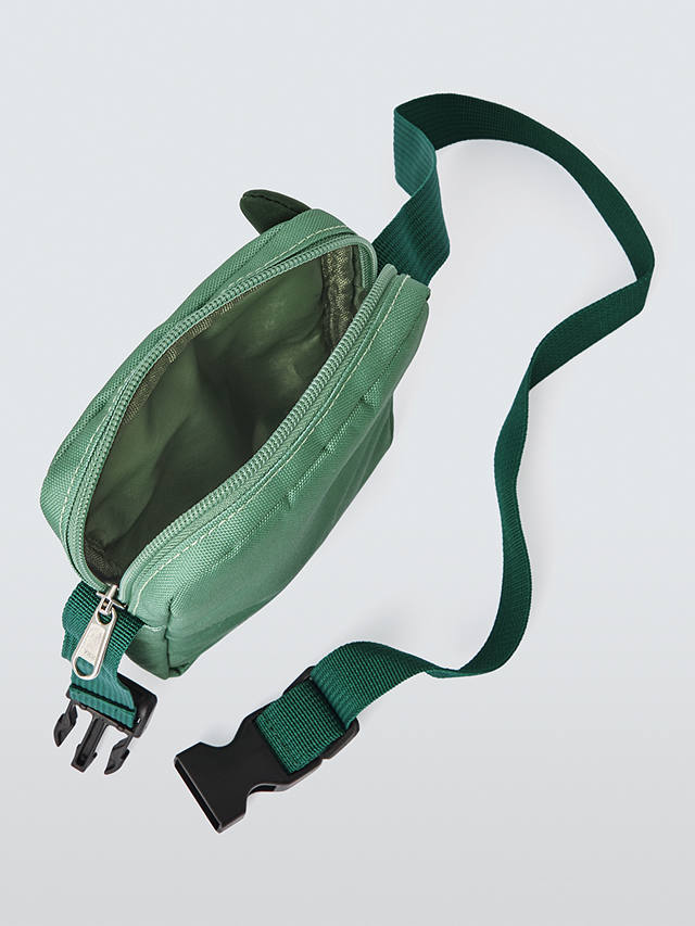 John Lewis Kids' Lizard Cross Body Bag, Green/Multi