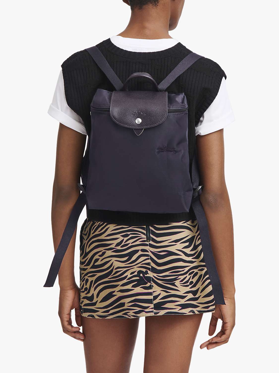 Buy Longchamp Le Pliage Recycled Canvas Backpack Online at johnlewis.com