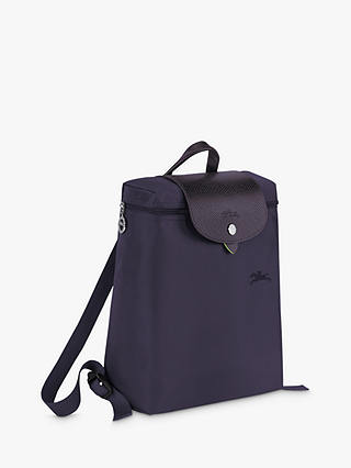 Longchamp Le Pliage Recycled Canvas Backpack, Bilberry