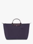 Longchamp Le Pliage Green Recycled Canvas Large Travel Bag, Bilberry