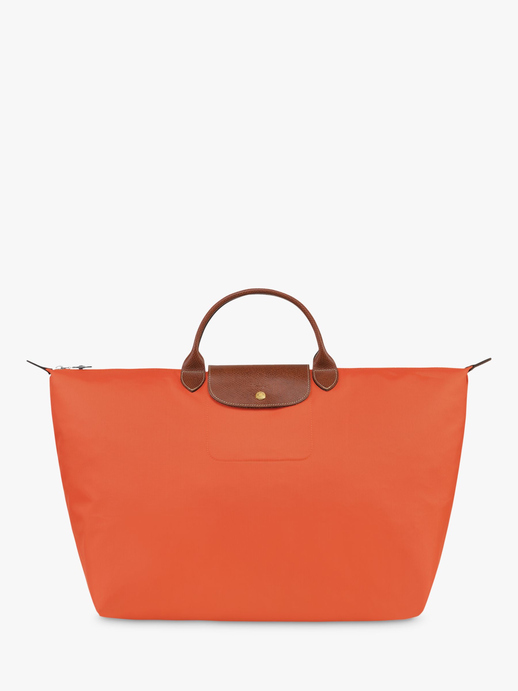 Longchamp Le Pliage Original Travel Bag, Orange at John Lewis & Partners