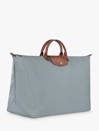 Longchamp Le Pliage Original Medium Travel Bag, Steel