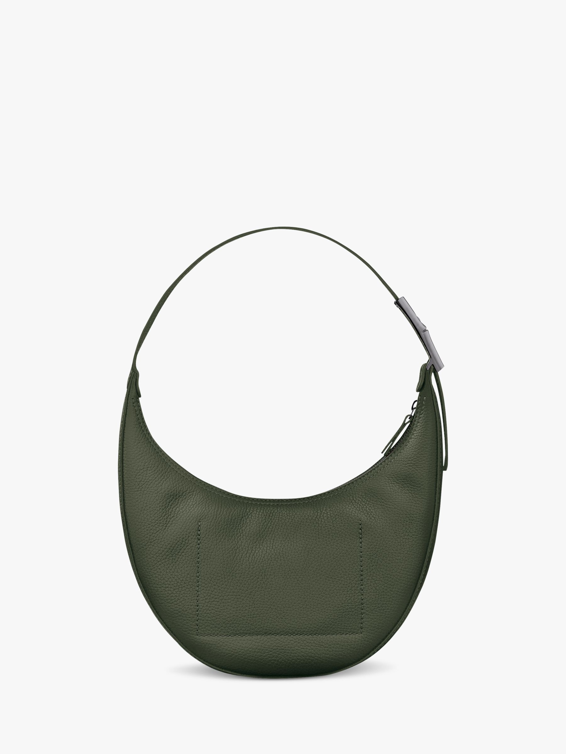 Longchamp Roseau Essential Hobo Bag, Khaki