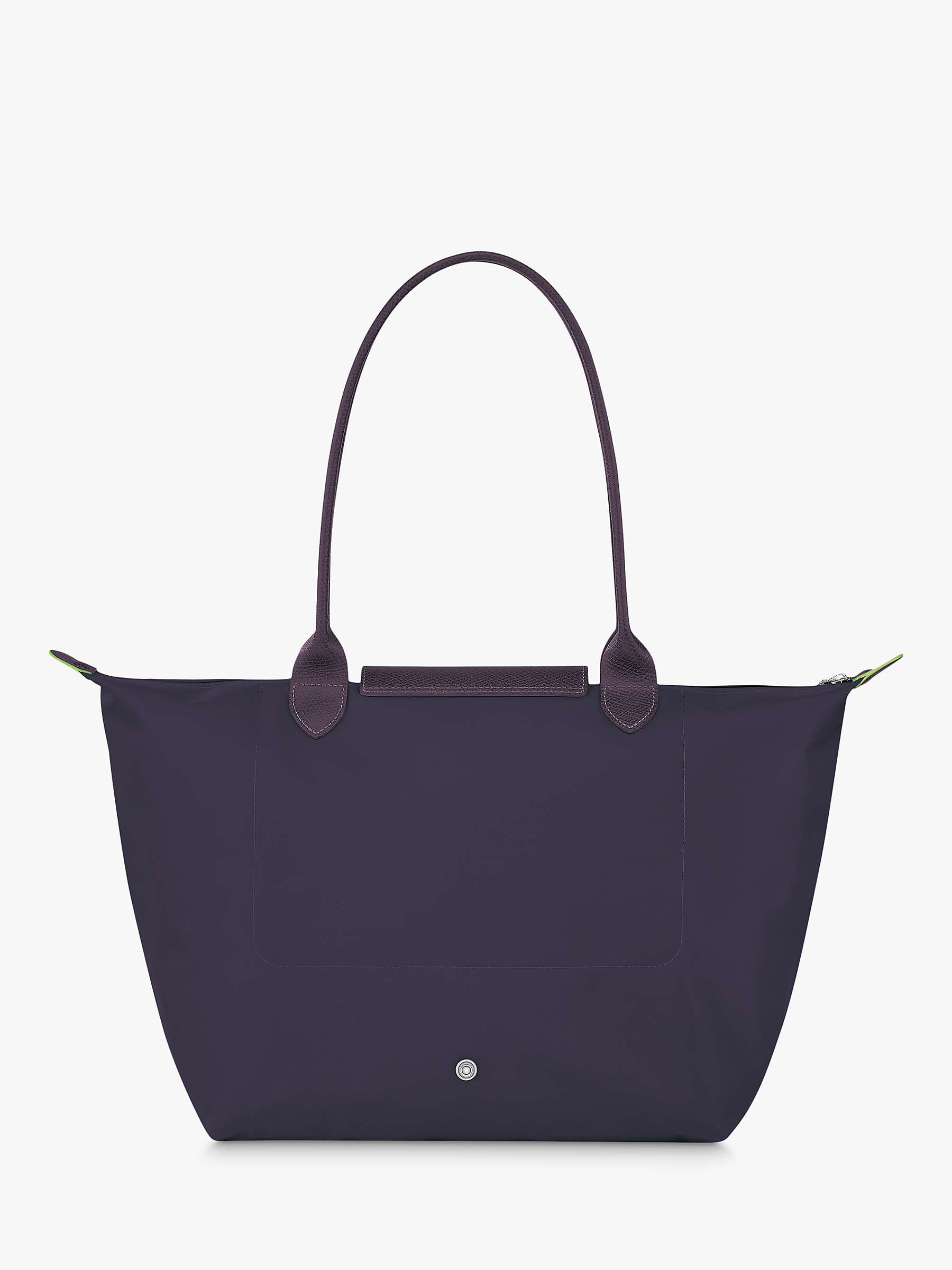 Buy Longchamp Le Pliage Green Recycled Canvas Large Shoulder Bag Online at johnlewis.com
