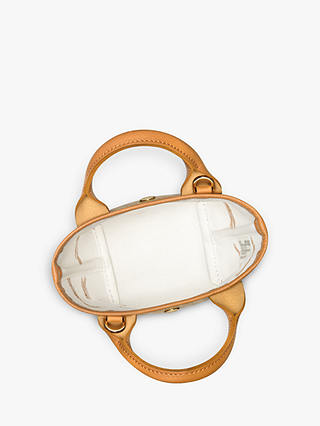 Longchamp Le Panier Pliage Basket Cross Body Bag, Apricot/Natural