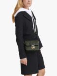 Longchamp Box-Trot Small Leather Cross Body Bag, Khaki