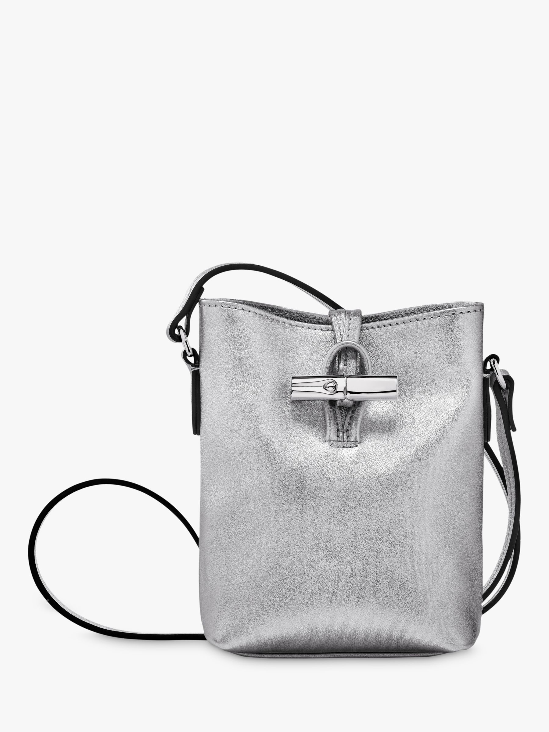 Longchamp silver store bag