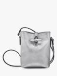 Longchamp Roseau Bucket Bag, Silver