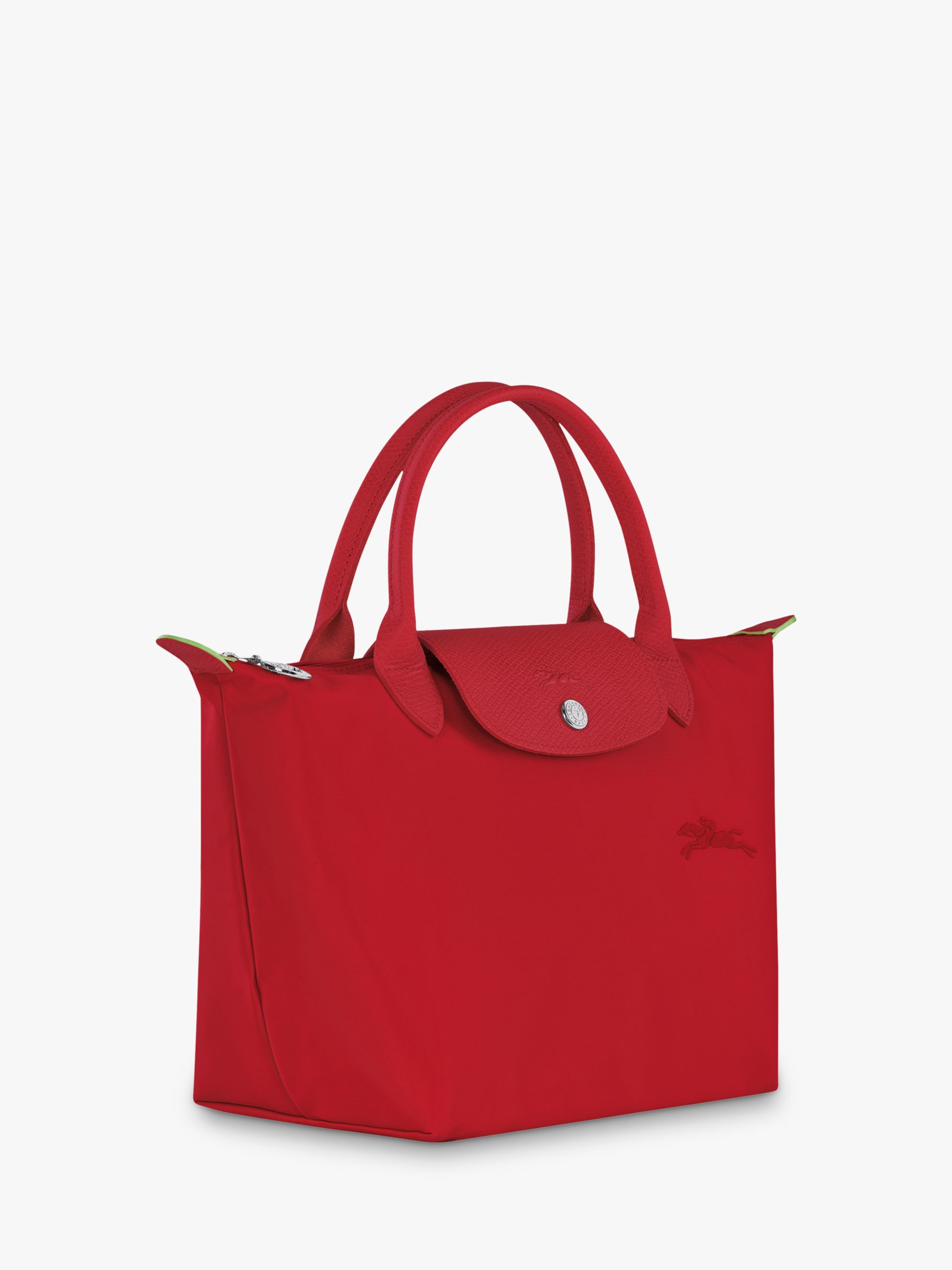 Longchamp Le Pliage Recycled Canvas Small Top Handle Bag, Tomato at ...