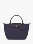 Longchamp Le Pliage Recycled Canvas Small Top Handle Bag, Bilberry