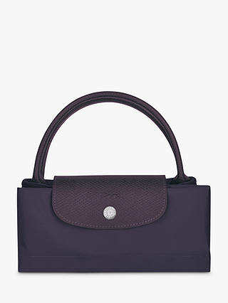 Longchamp Le Pliage Recycled Canvas Small Top Handle Bag, Bilberry