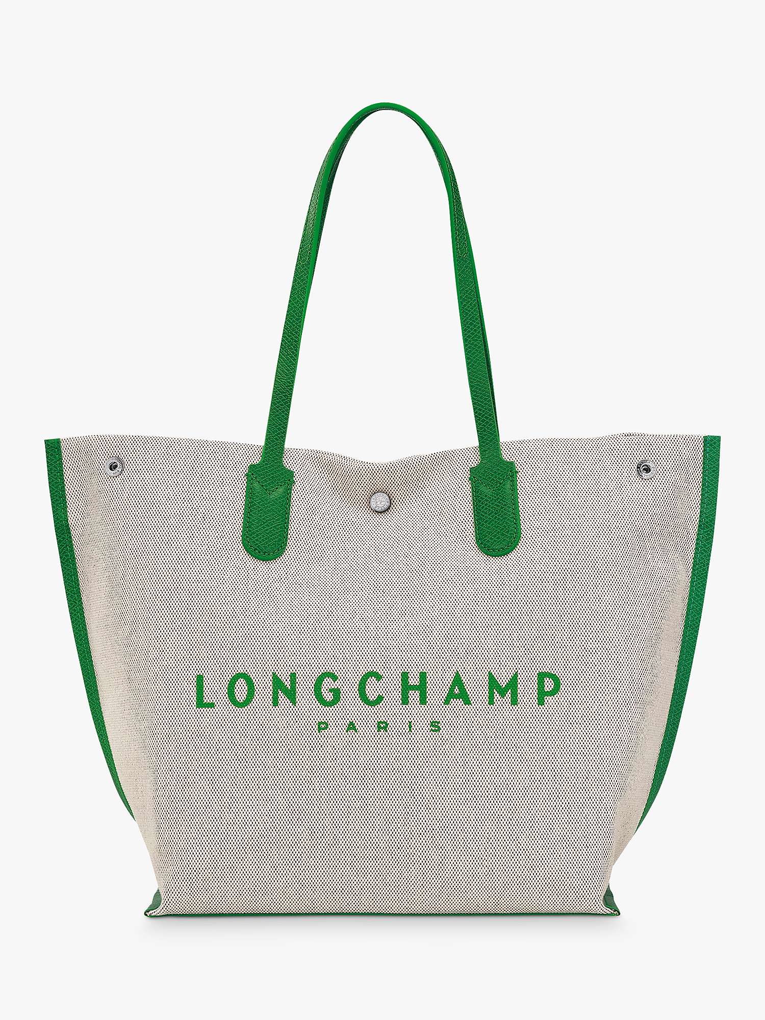 Buy Longchamp Roseau Large Canvas Tote Bag Online at johnlewis.com