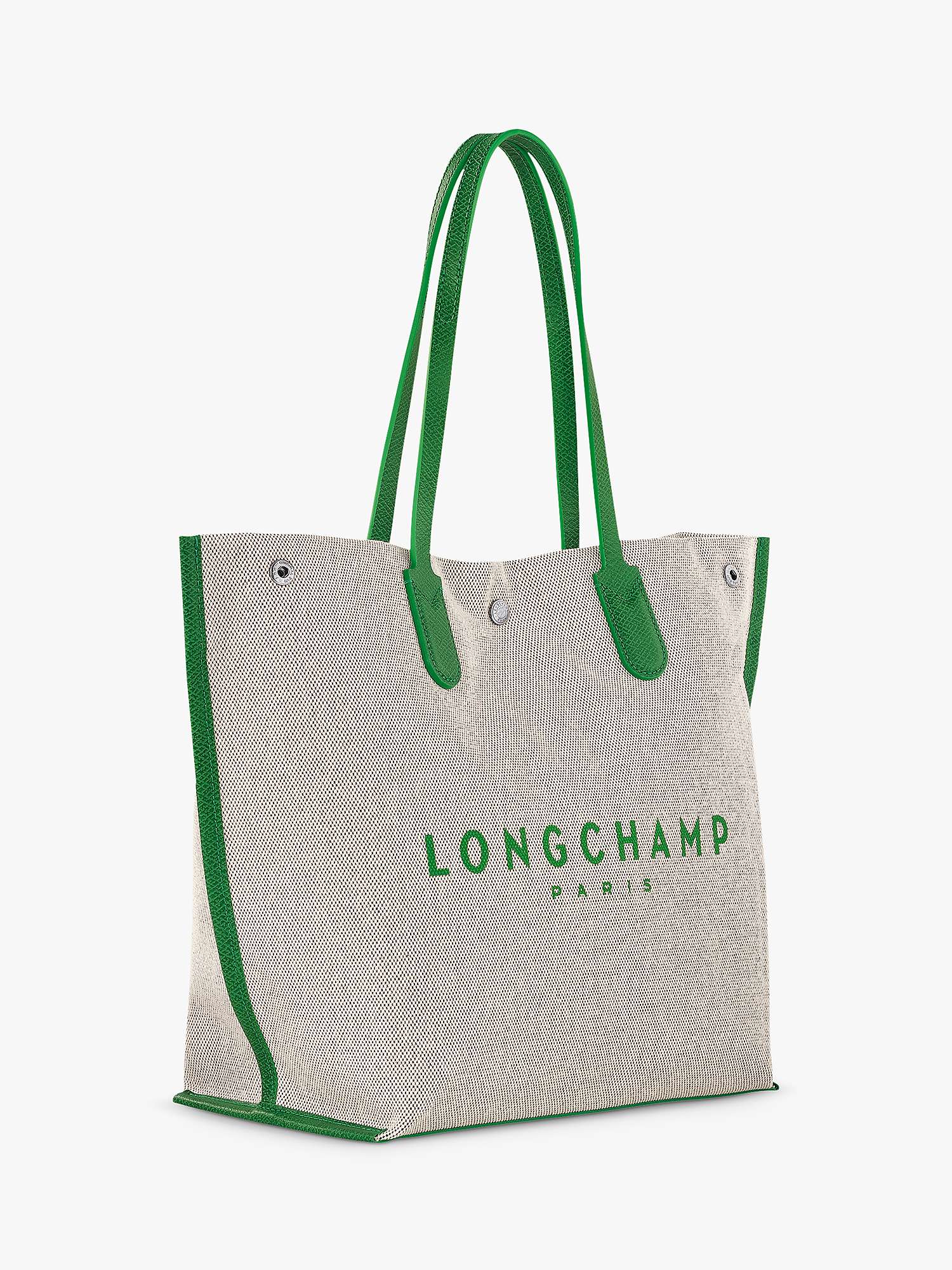 Buy Longchamp Roseau Large Canvas Tote Bag Online at johnlewis.com