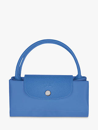 Longchamp Le Pliage Recycled Canvas Small Top Handle Bag, Cornflower