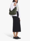 Longchamp 3D Medium Shoulder Bag, Khaki