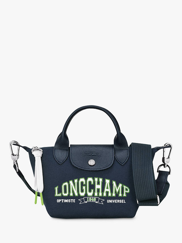 Longchamp Le Pliage Logo Crossbody Bag, Navy