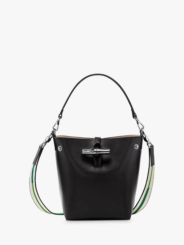 Longchamp Roseau Small Bucket Bag, Black