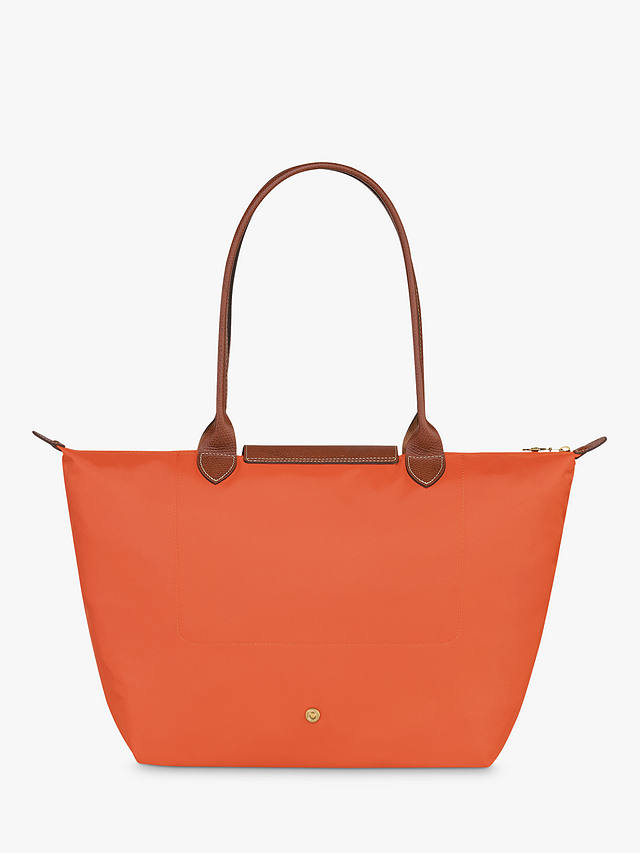 Longchamp Le Pliage Original Large Shoulder Bag, Orange