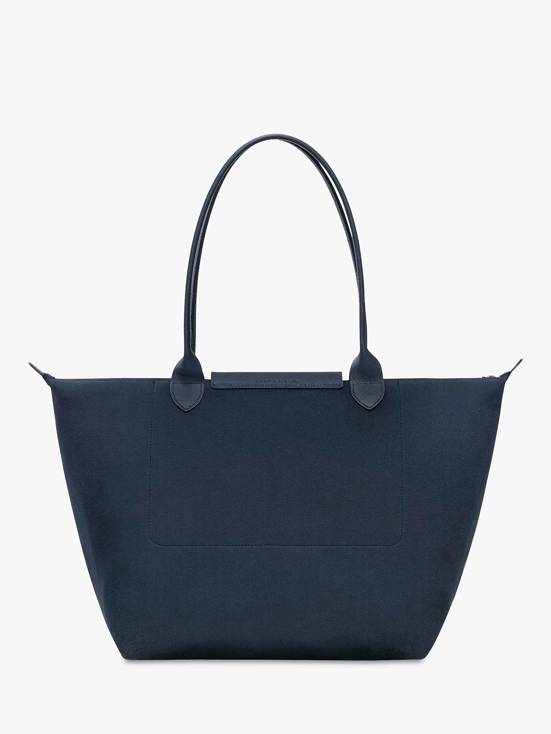 Buy Longchamp Le Pliage Collection Cotton Jersey Tote Bag Online at johnlewis.com