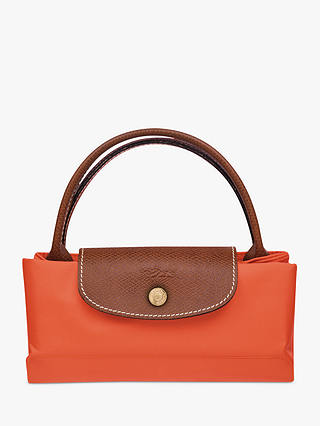 Longchamp Le Pliage Original Small Top Handle Bag, Orange