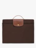 Longchamp Le Pliage Original Briefcase, Ebony