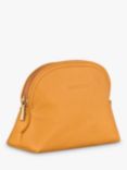 Longchamp Le Foulonné Leather Pouch, Apricot