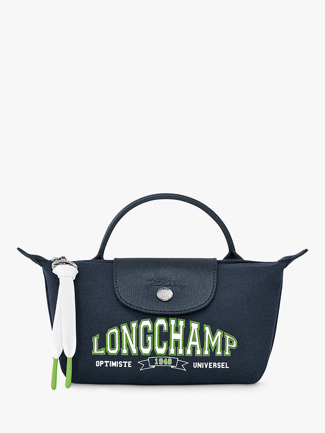 Longchamp Le Pliage Collection Jersey Pouch, Navy