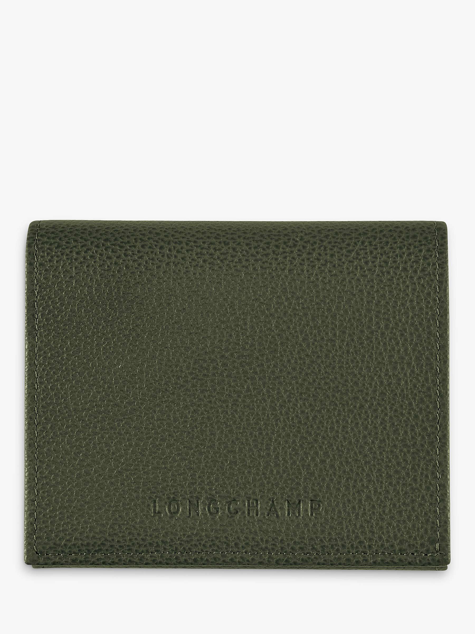 Buy Longchamp Le Foulonné Leather Coin Purse Online at johnlewis.com