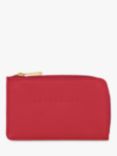 Longchamp Le Foulonné Zipped Leather Card Holder