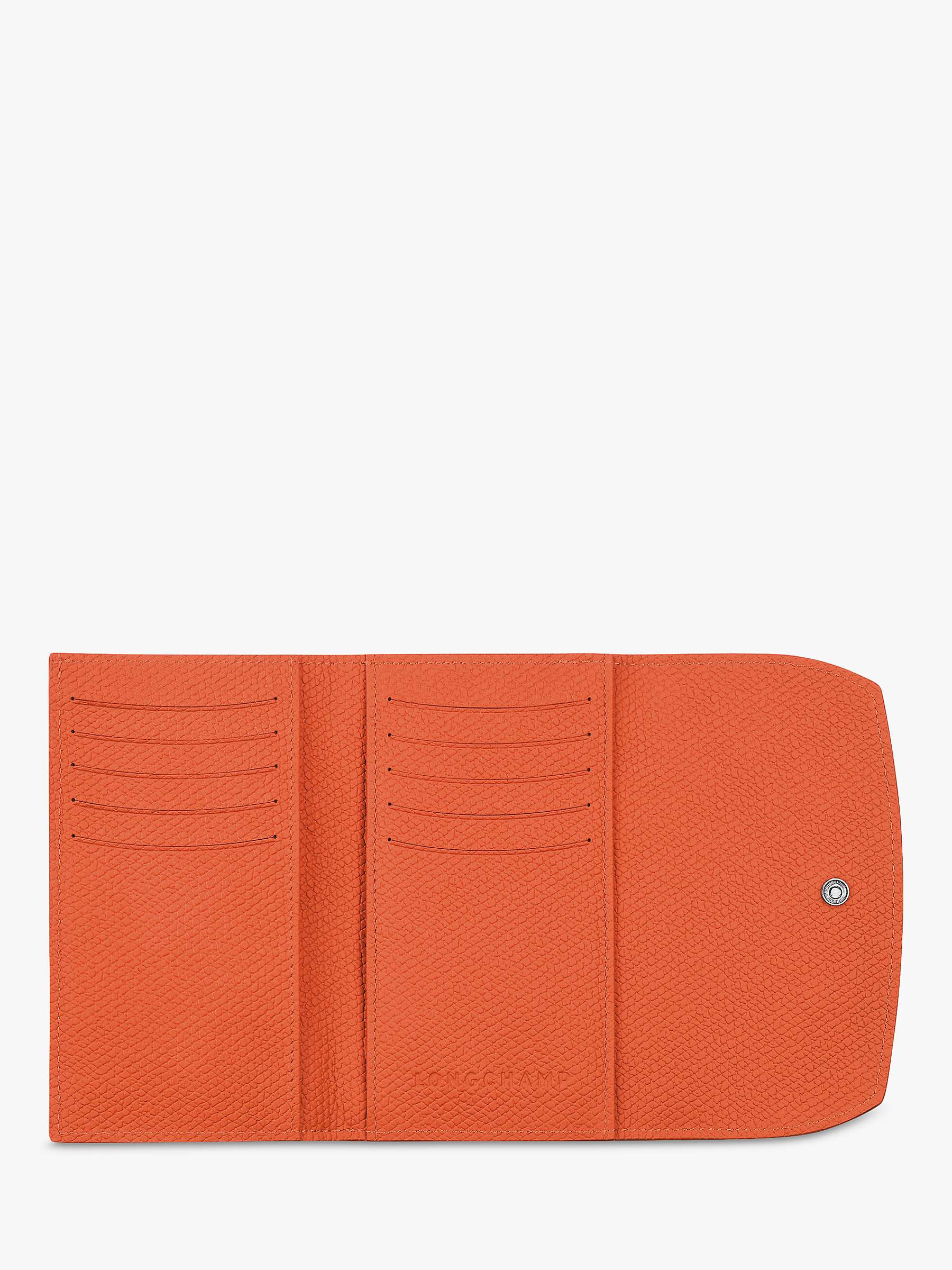 Buy Longchamp Roseau Leather Compact Wallet Online at johnlewis.com