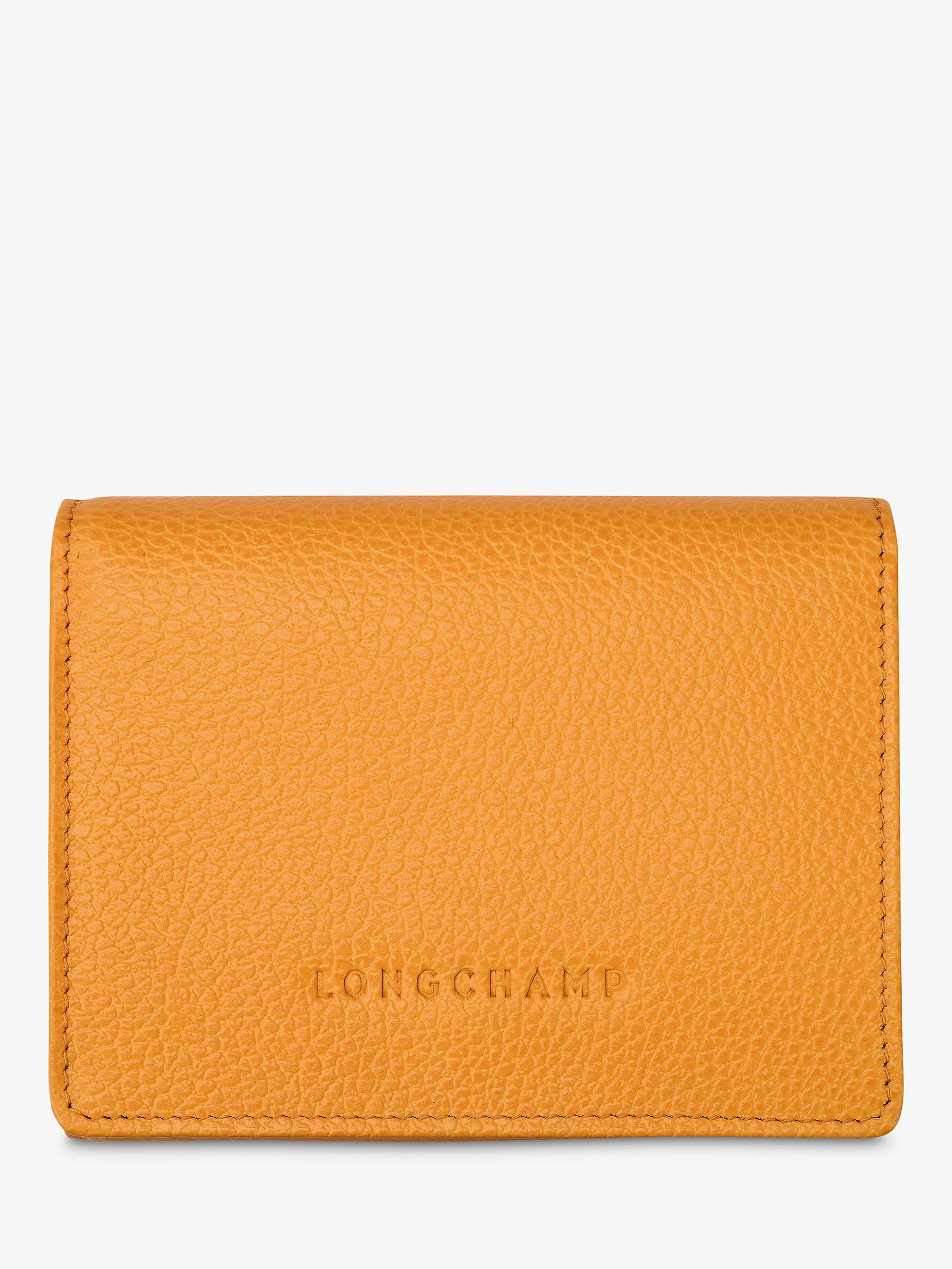 Buy Longchamp Le Foulonné Compact Leather Wallet Online at johnlewis.com