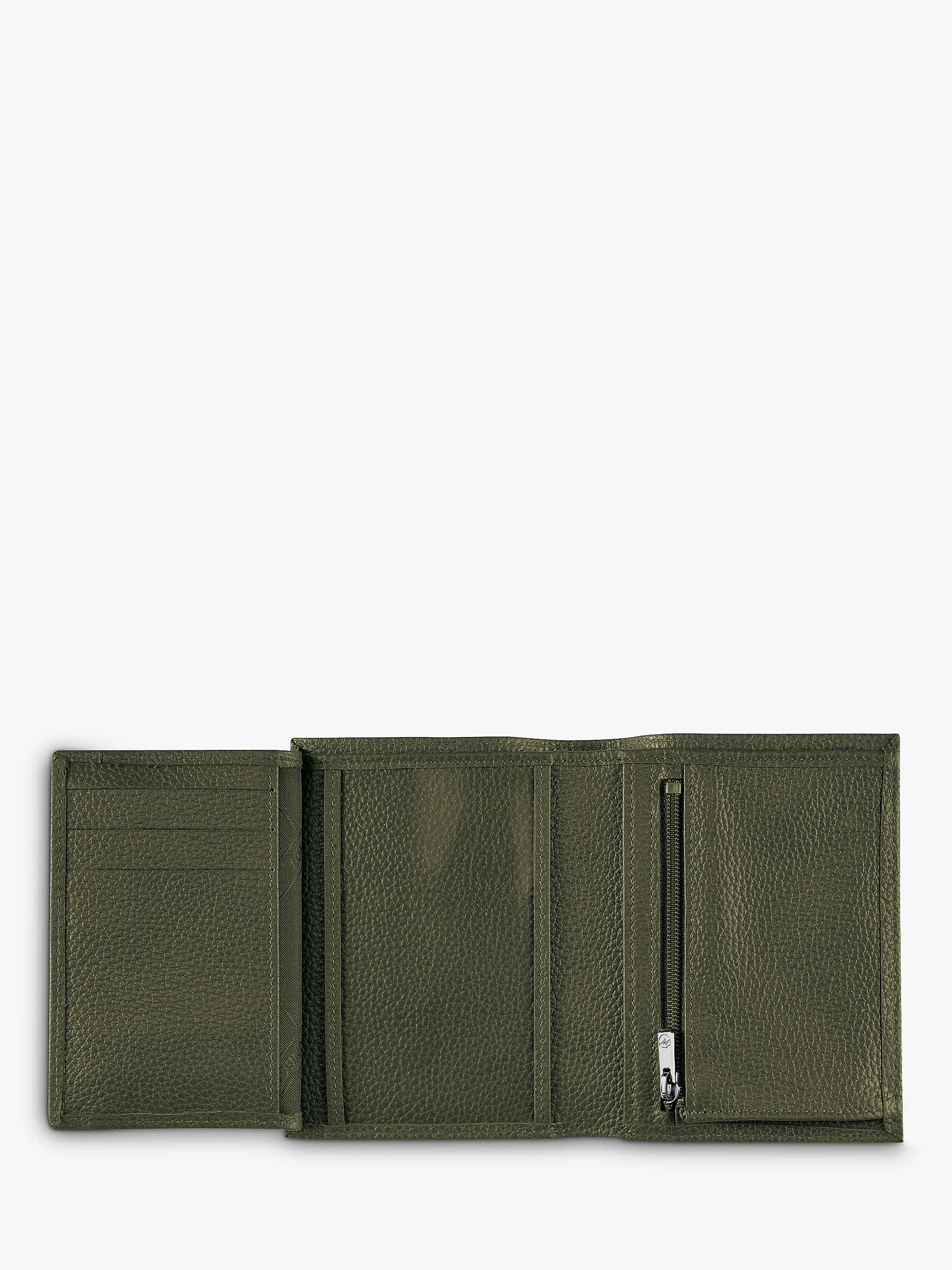 Buy Longchamp Le Foulonné Leather Tri-Fold Wallet Online at johnlewis.com