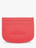 Longchamp Épure Leather Card Holder, Strawberry