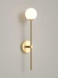 Lights & Lamps Chelso Single Arm Wall Light, Brass/Opal