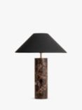 lights&lamps Morola Large Marble Table Lamp, Brown