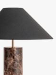 lights&lamps Morola Large Marble Table Lamp, Brown