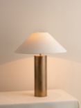 lights&lamps Bleeker Touch Table Lamp, Aged Brass