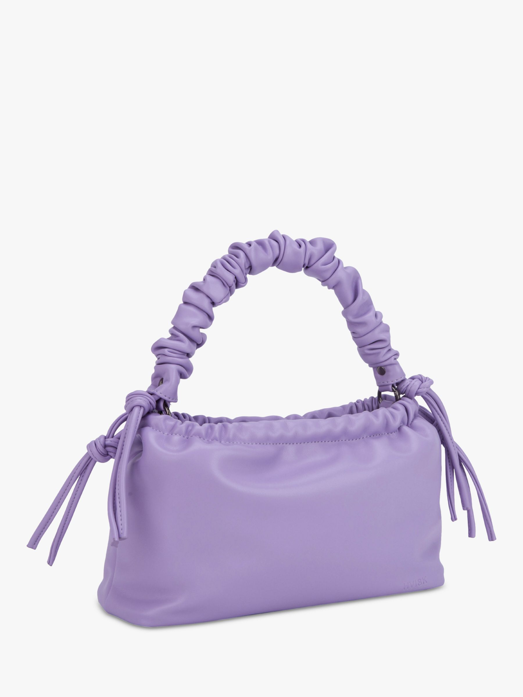 Buy HVISK Arcadia Grab Handle Bag, Soft Lavender Online at johnlewis.com