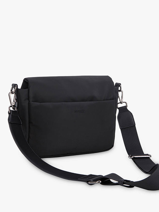 HVISK Cayman Soft Cross Body Bag, Black