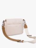HVISK Cayman Soft Cross Body Bag, Pearl Cream