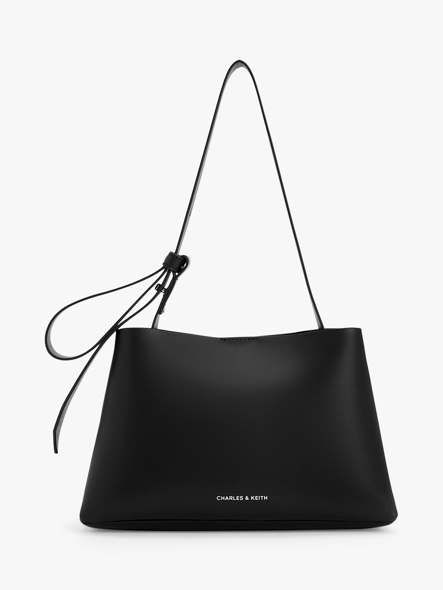 CHARLES & KEITH Odella Bucket Bag, Noir