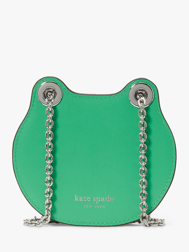 kate spade new york Lily Frog Leather Cross Body Bag, Candy Grass