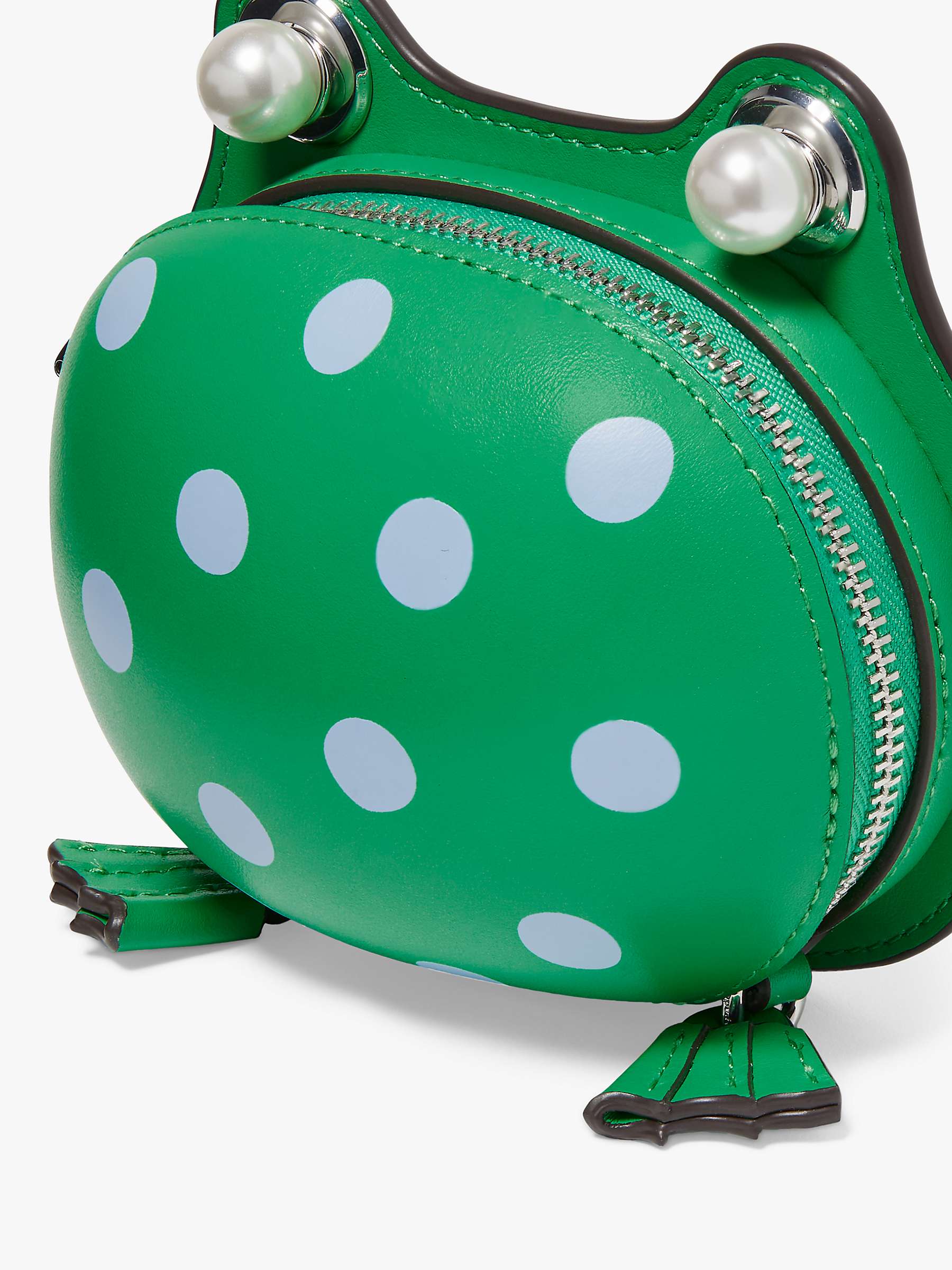 Buy kate spade new york Lily Frog Leather Cross Body Bag, Candy Grass Online at johnlewis.com