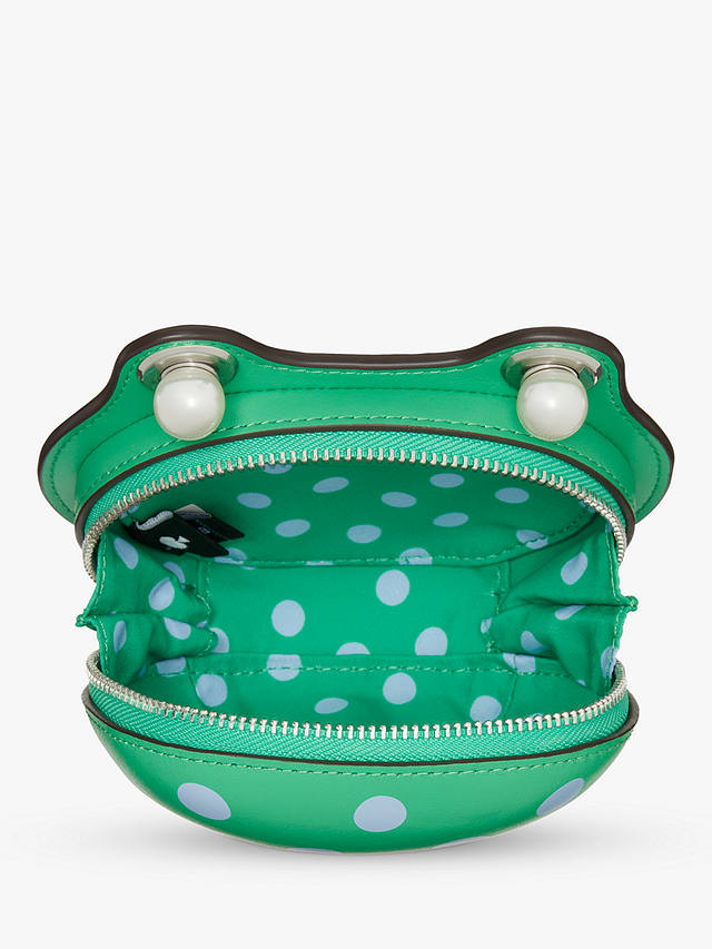kate spade new york Lily Frog Leather Cross Body Bag, Candy Grass