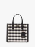 kate spade new york Manhattan Gingham Tote Bag, Black/Multi