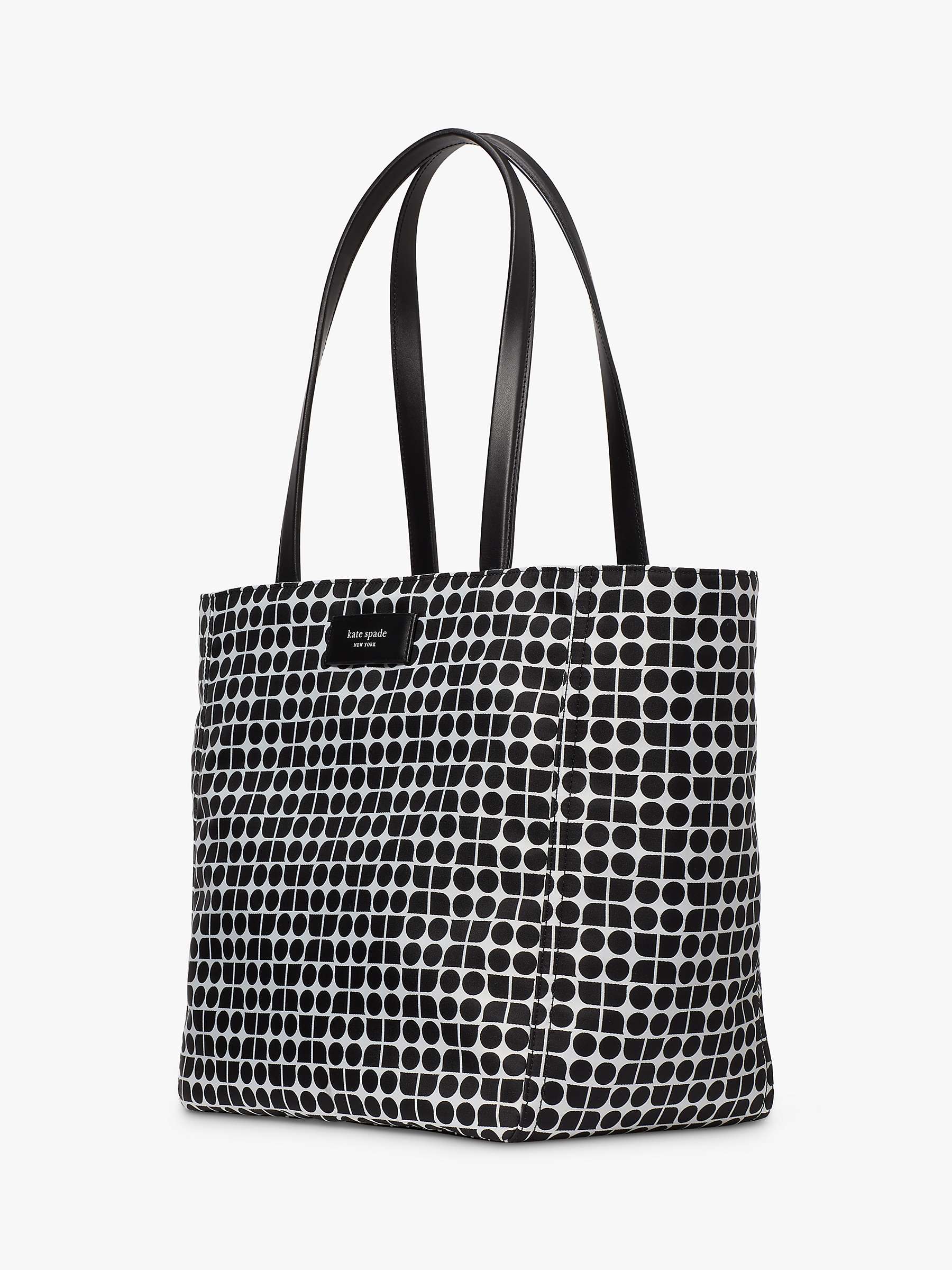 Buy kate spade new york Noel Spot Print Tote Bag, Black/Multi Online at johnlewis.com