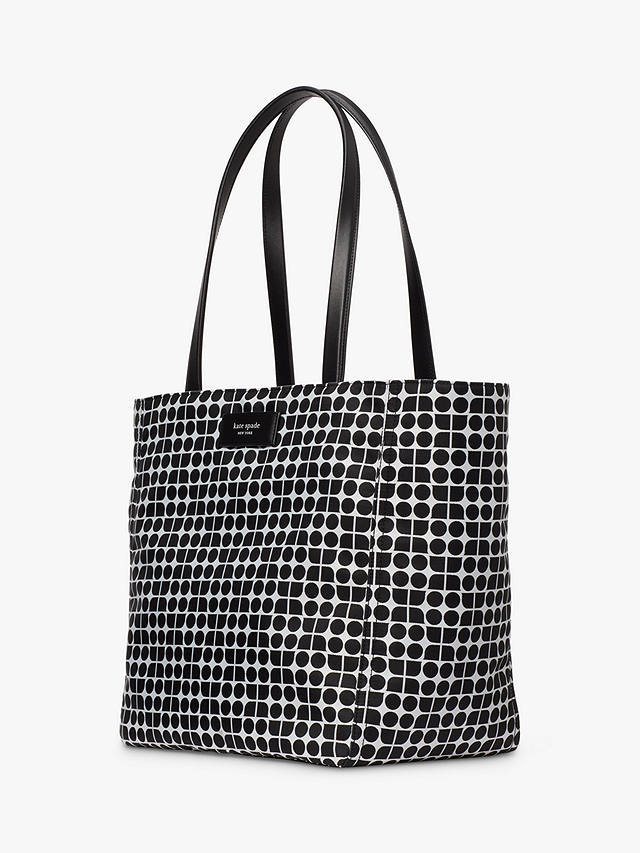 kate spade new york Noel Spot Print Tote Bag, Black/Multi